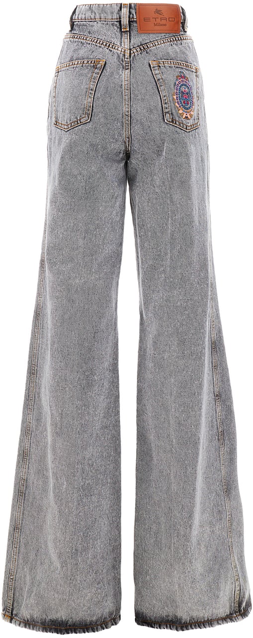 Etro Etro Grey denim jeans Grijs