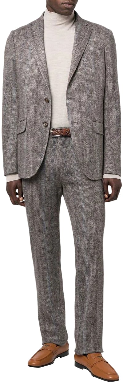 Etro giacca jersey morbida regular lightgray Lichtgrijs