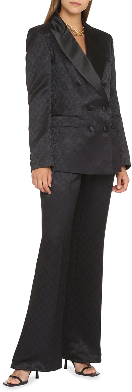 Etro Double-breasted jacket Zwart