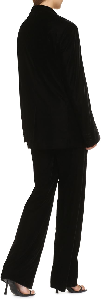 Etro Velvet blazer Zwart