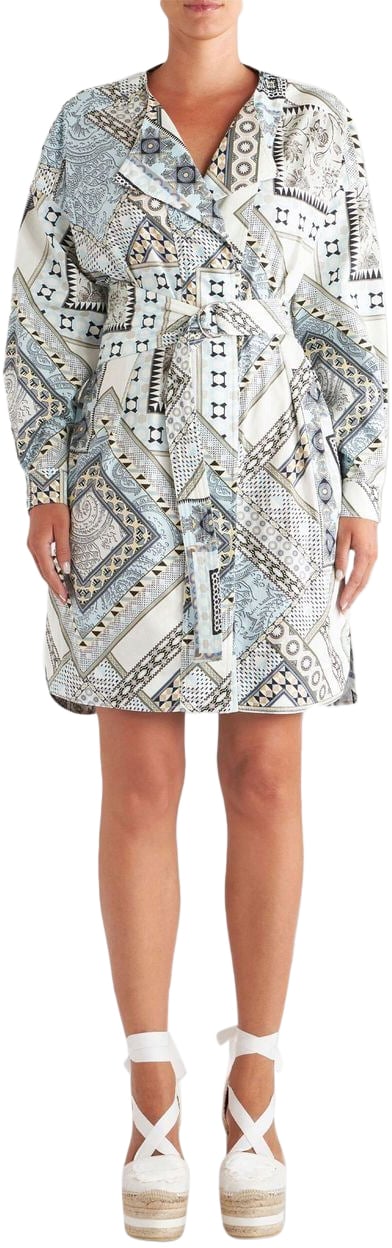 Etro Dresses Clear Blue Blauw