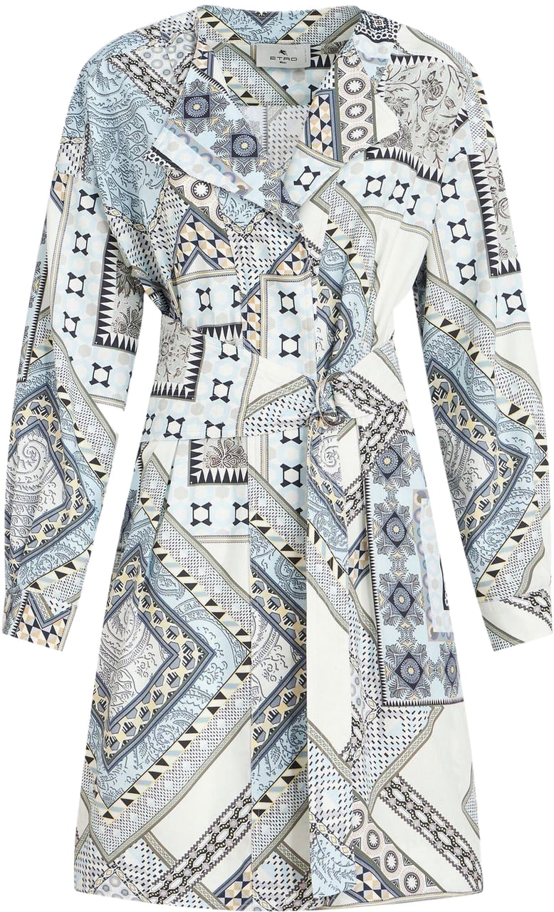 Etro Dresses Clear Blue Blauw
