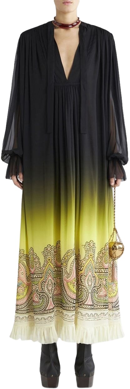 Etro Dresses Black Zwart