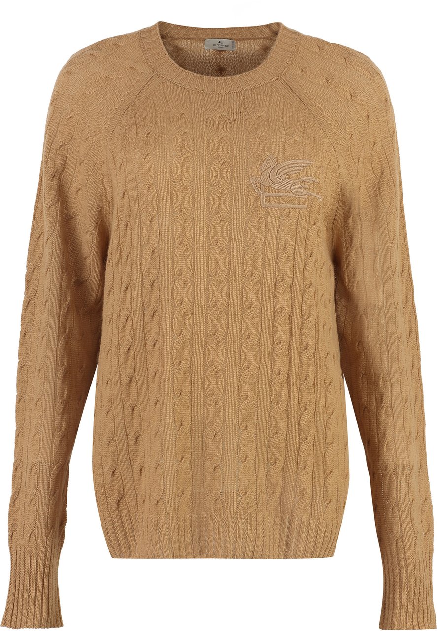 Etro Cashmere crew-neck sweater Neutraal