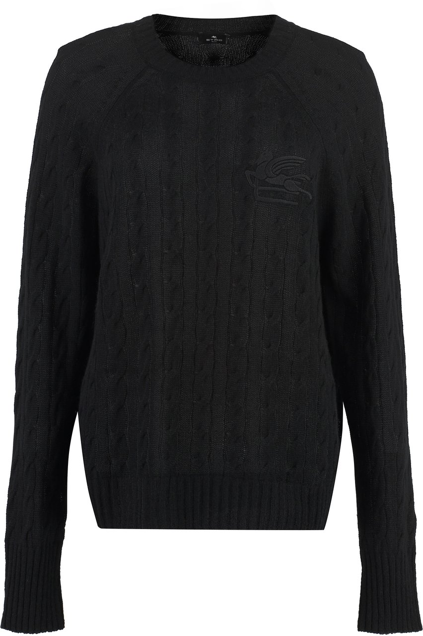 Etro Cashmere crew-neck sweater Zwart
