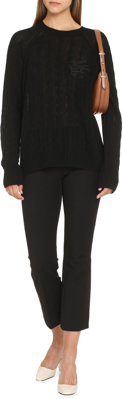 Etro Cashmere crew-neck sweater Zwart
