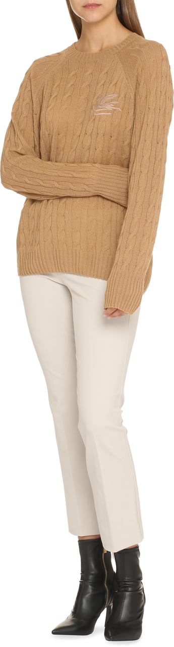 Etro Cashmere crew-neck sweater Neutraal