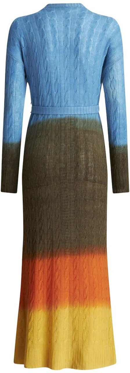 Etro Etro Wool Dress Blauw