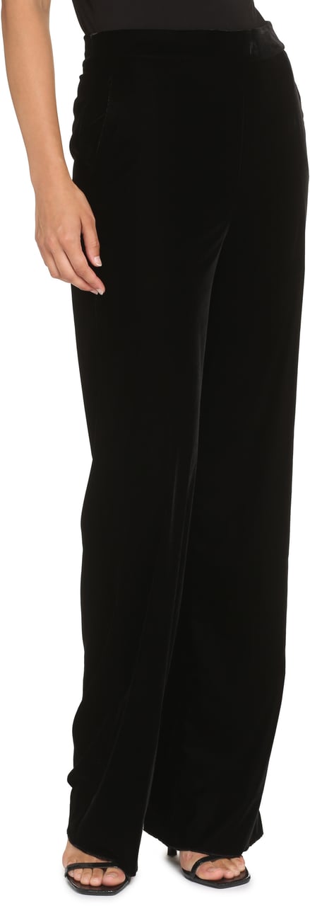Etro Velvet trousers Zwart