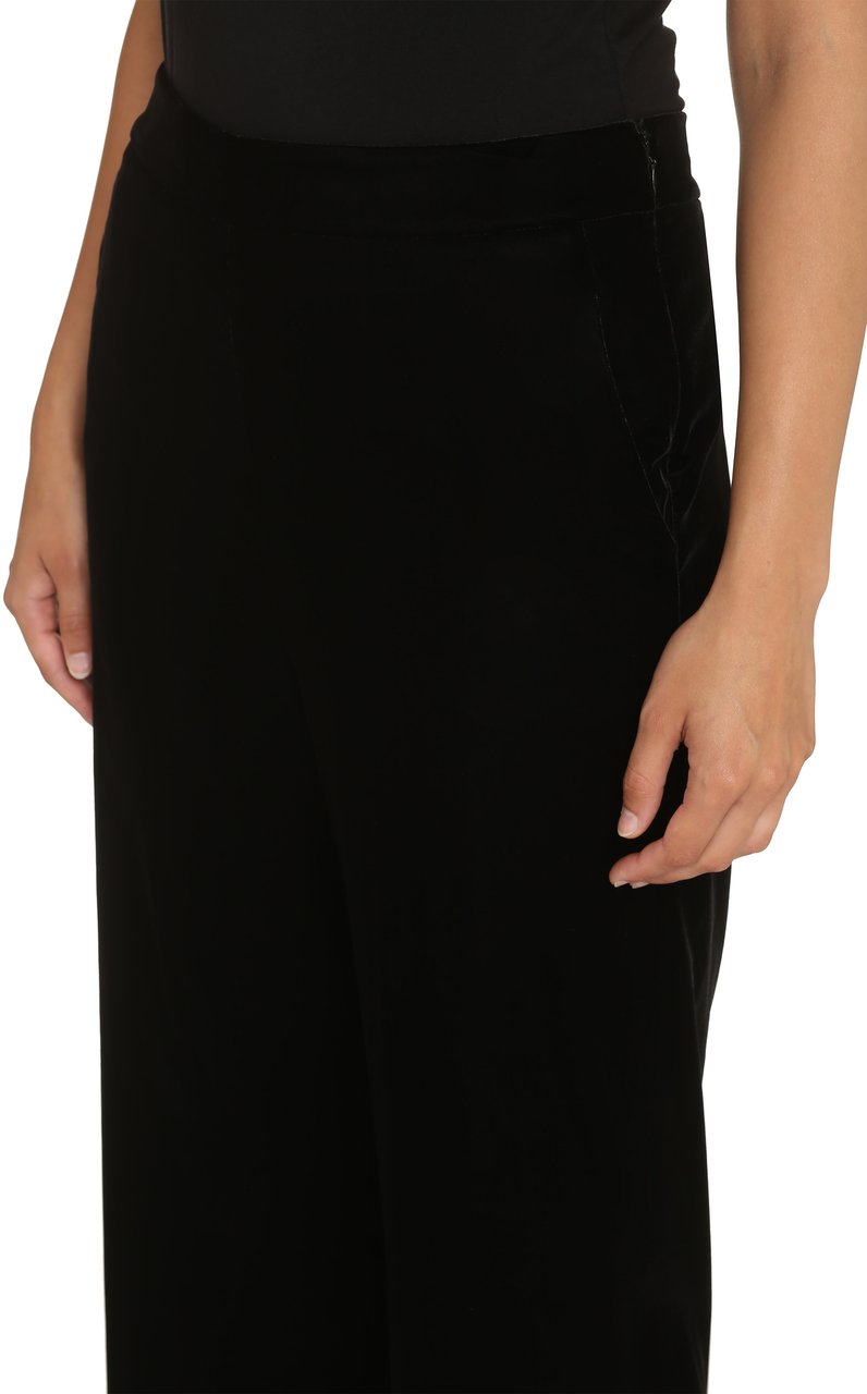 Etro Velvet trousers Zwart