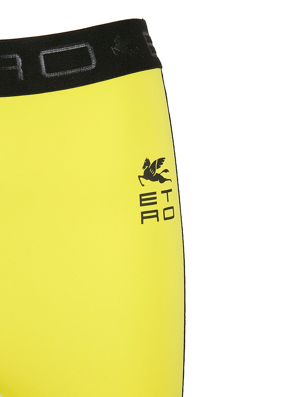 Etro Tailored Yellow Trousers with Smooth Fabric Blend Rood