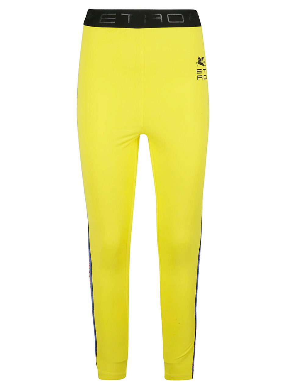 Etro Tailored Yellow Trousers with Smooth Fabric Blend Rood