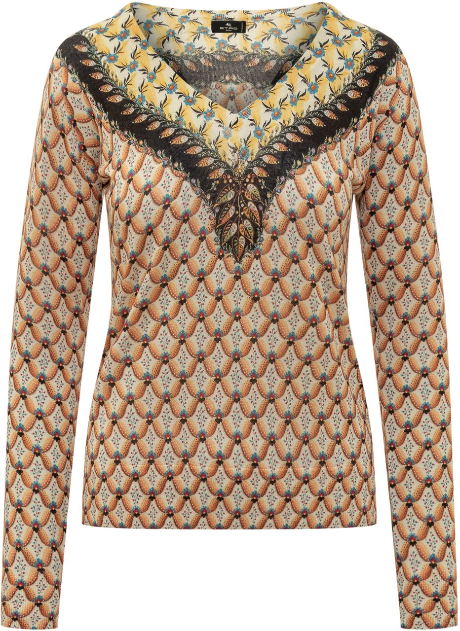 Etro Maglia Milano Oranje