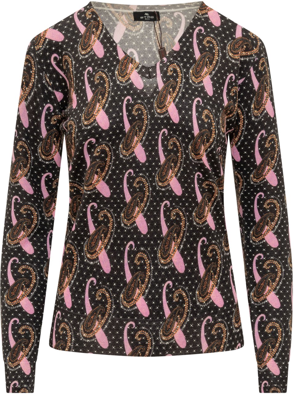 Etro Maglia Scollo a V Zwart