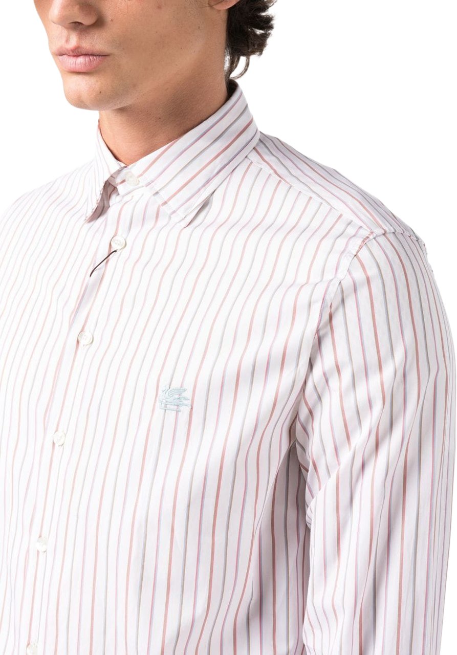 Etro Shirts Grey Wit