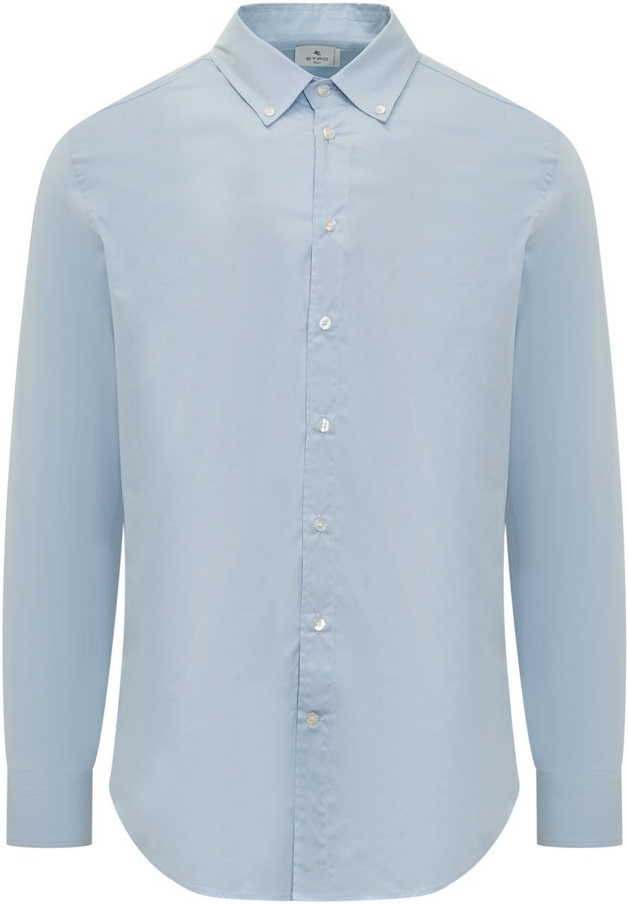 Etro Camicia Fuji Blauw