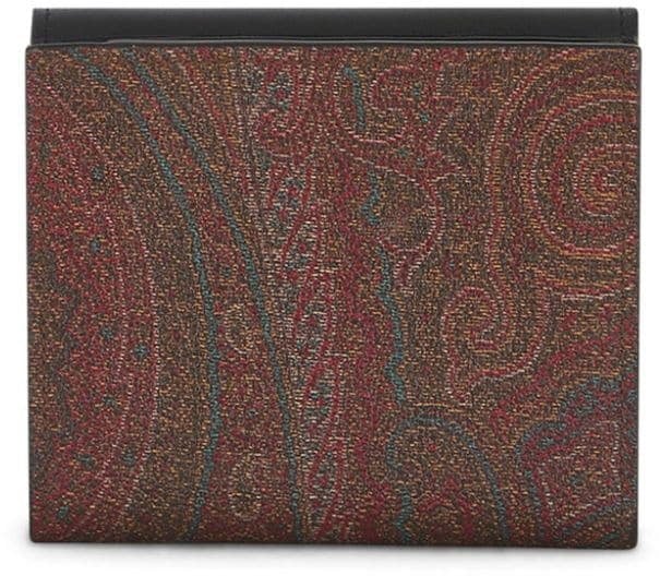 Etro portafoglio 11,5x10,5 brown Bruin
