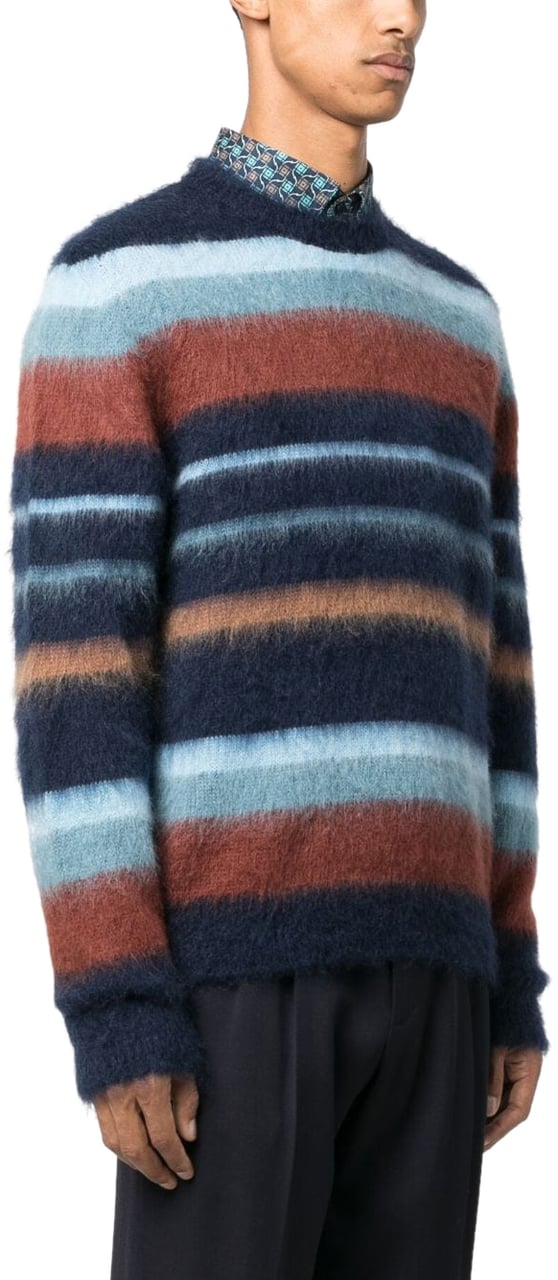 Etro Sweaters Blue Blauw