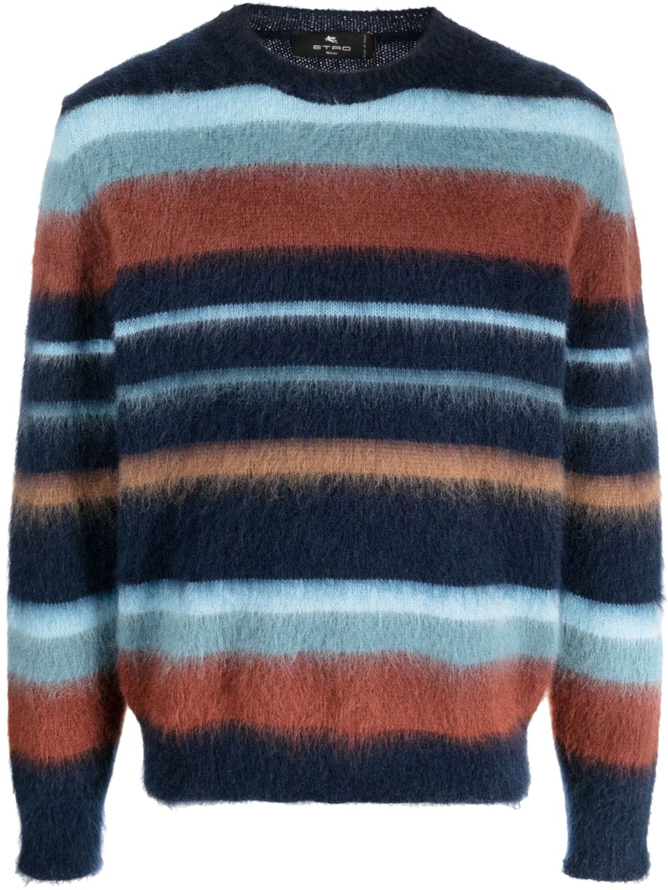 Etro Sweaters Blue Blauw