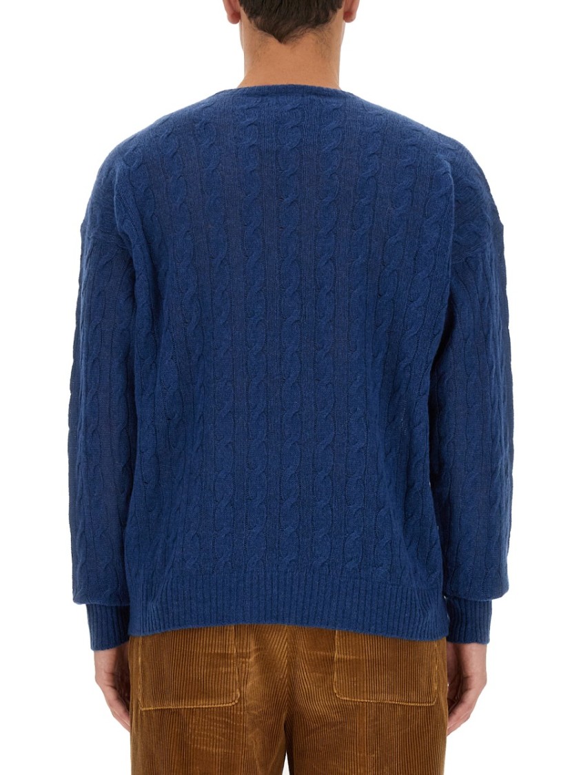 Etro Pegasus Sweater Blauw
