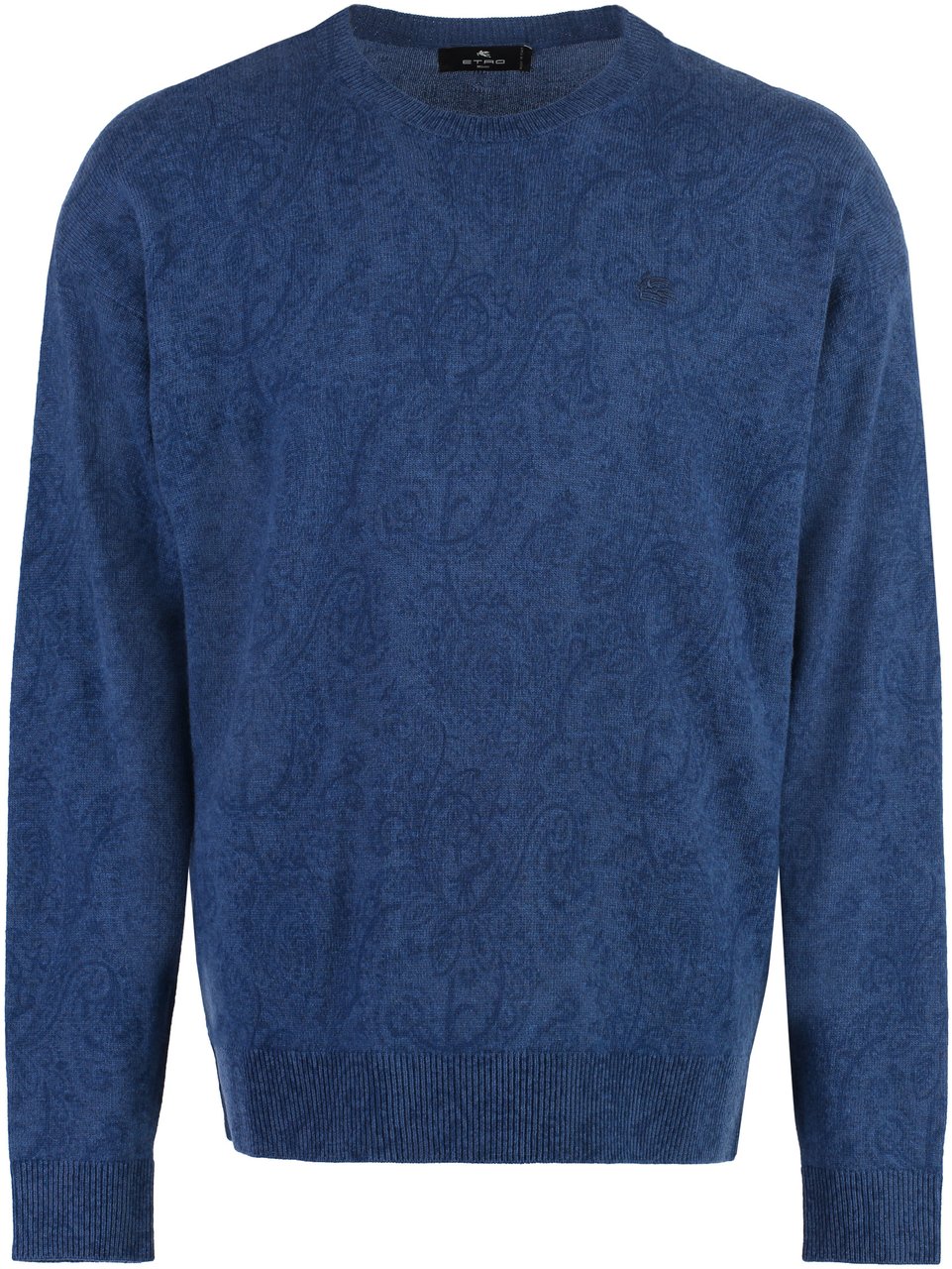 Etro Crew-neck wool sweater Blauw