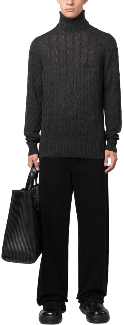 Etro Sweaters Grey Grijs