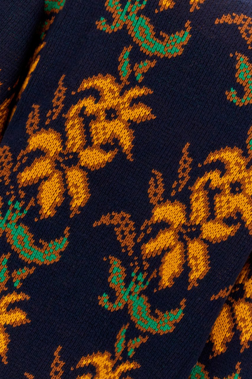 Etro Etro Embroidered wool oversize sweater Divers
