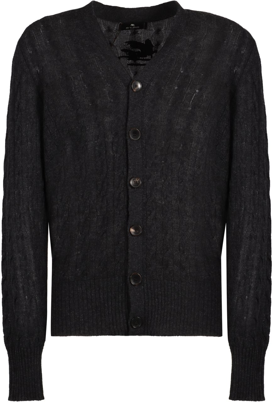 Etro Cashmere cardigan Grijs