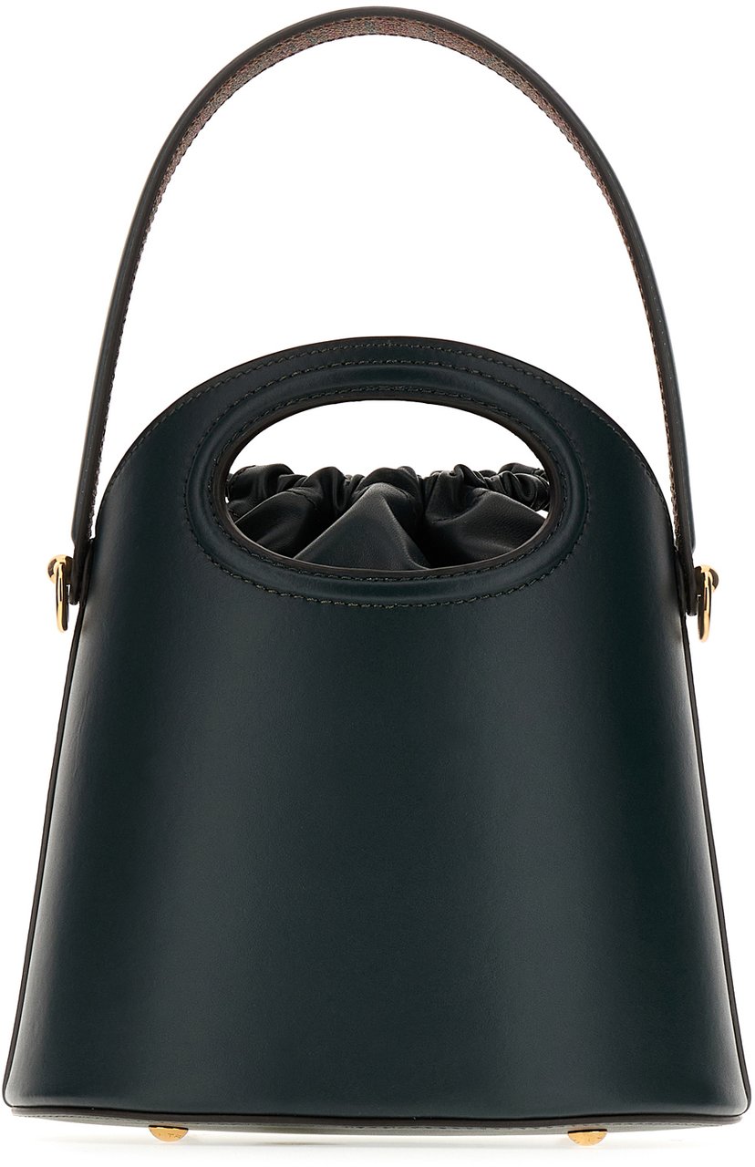 Etro Etro Bottle green leather bucket bag Groen