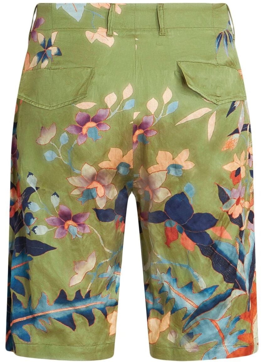 Etro Shorts Green Groen