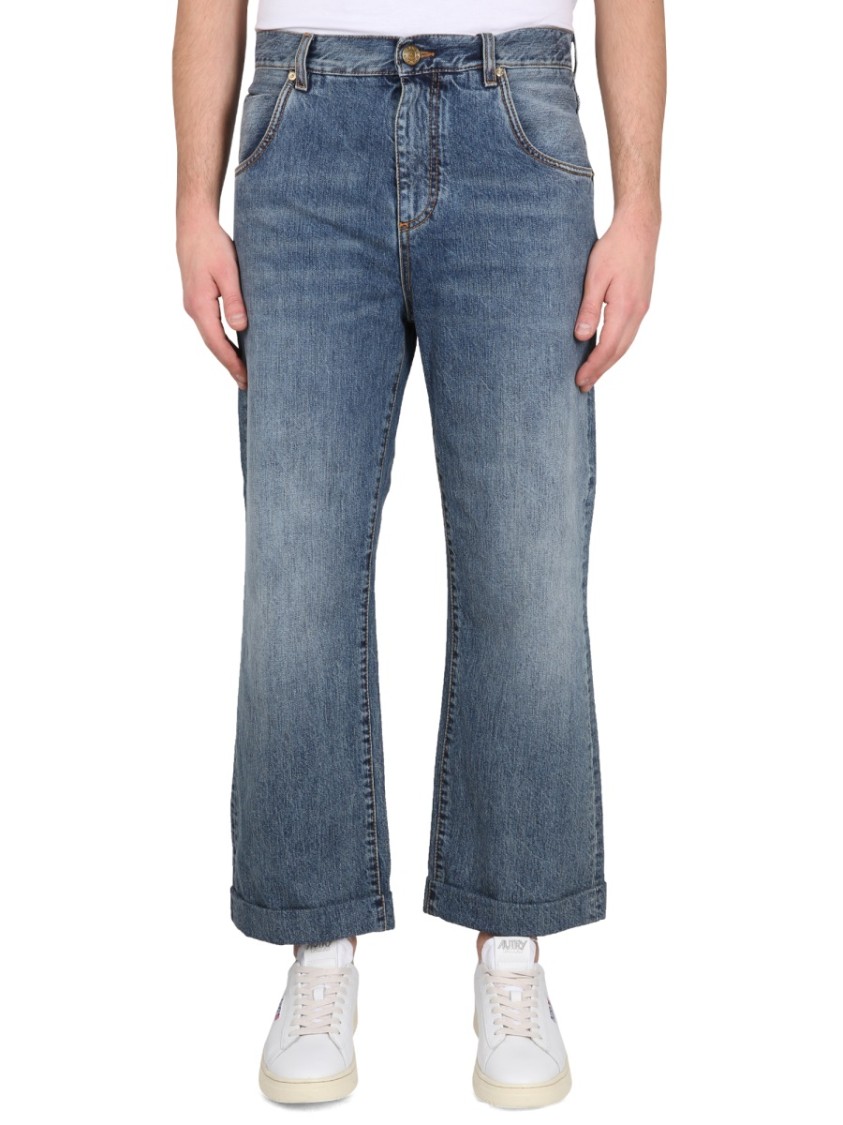 Etro Five Pocket Jeans Blauw