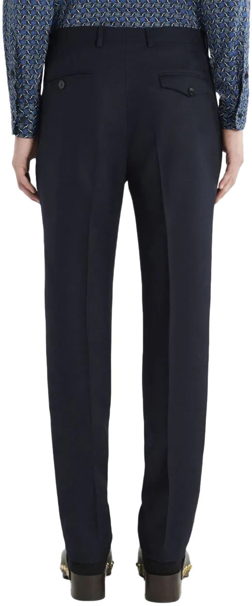 Etro pantalone 1 pince black Zwart