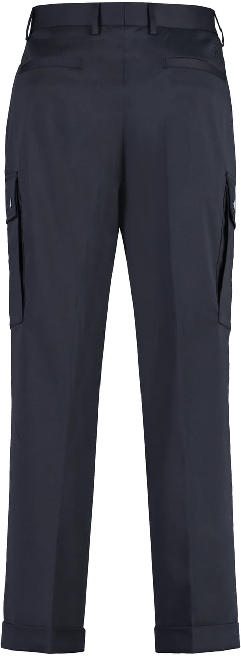 Etro Cotton cargo-trousers Blauw