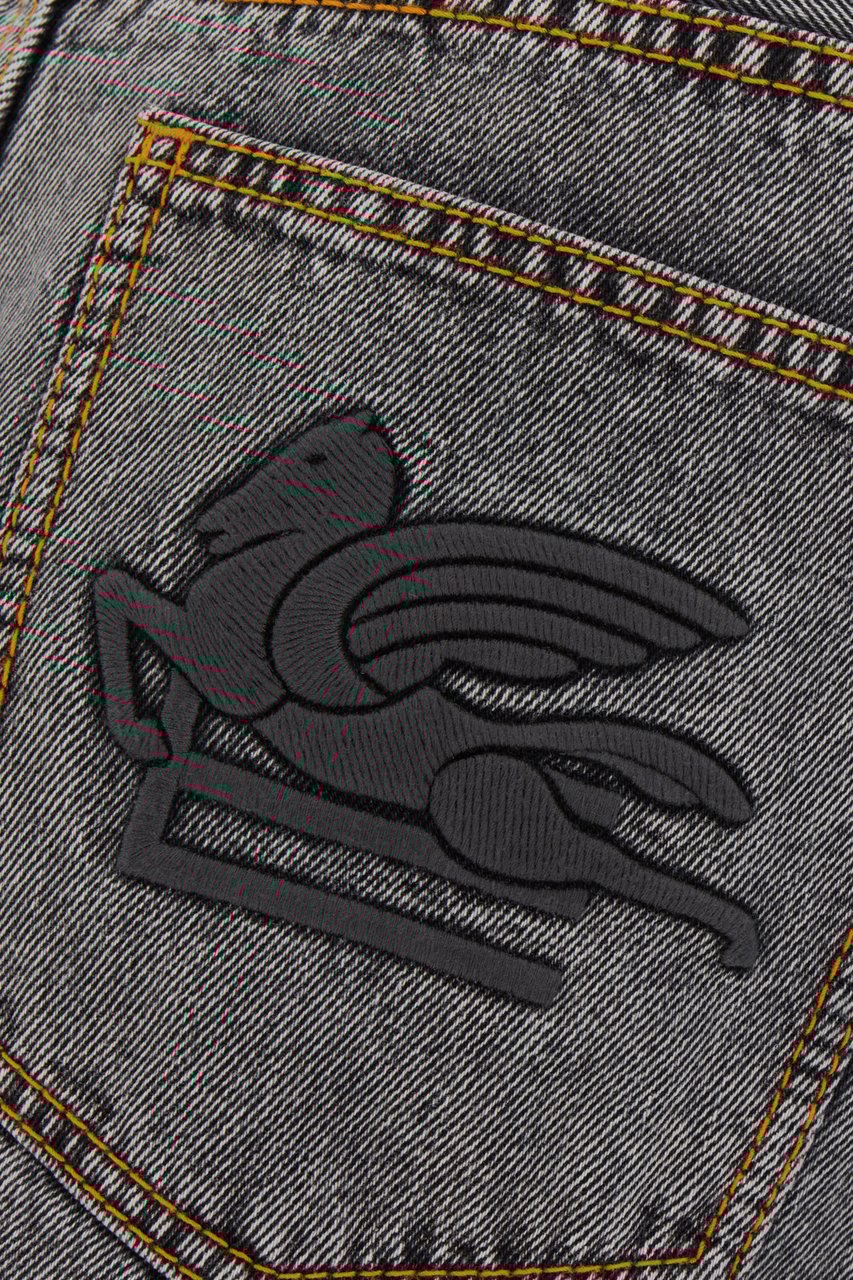 Etro Etro Grey denim jeans Grijs