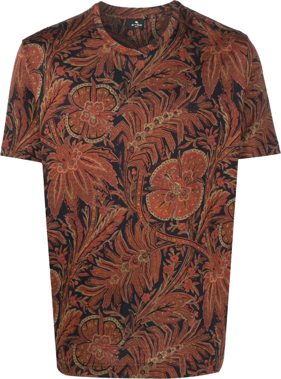 Etro Paisley Print T-shirt Divers