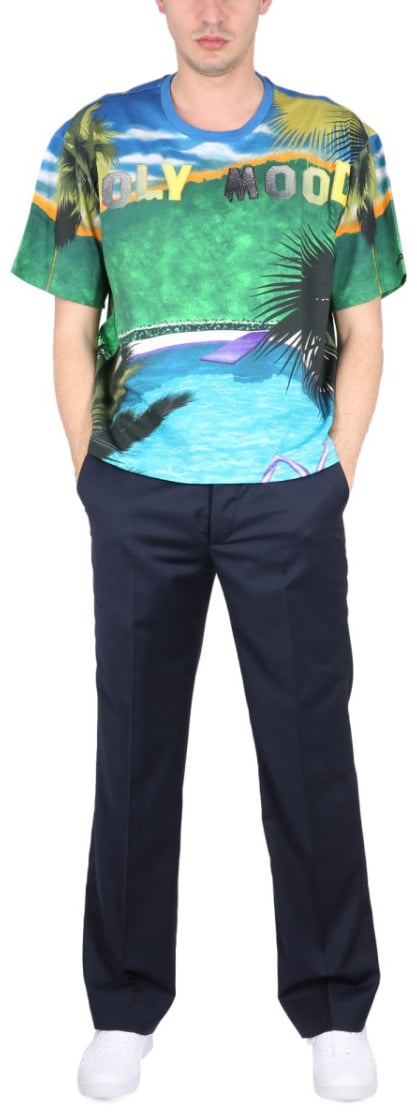 Etro California Print T-Shirt Divers
