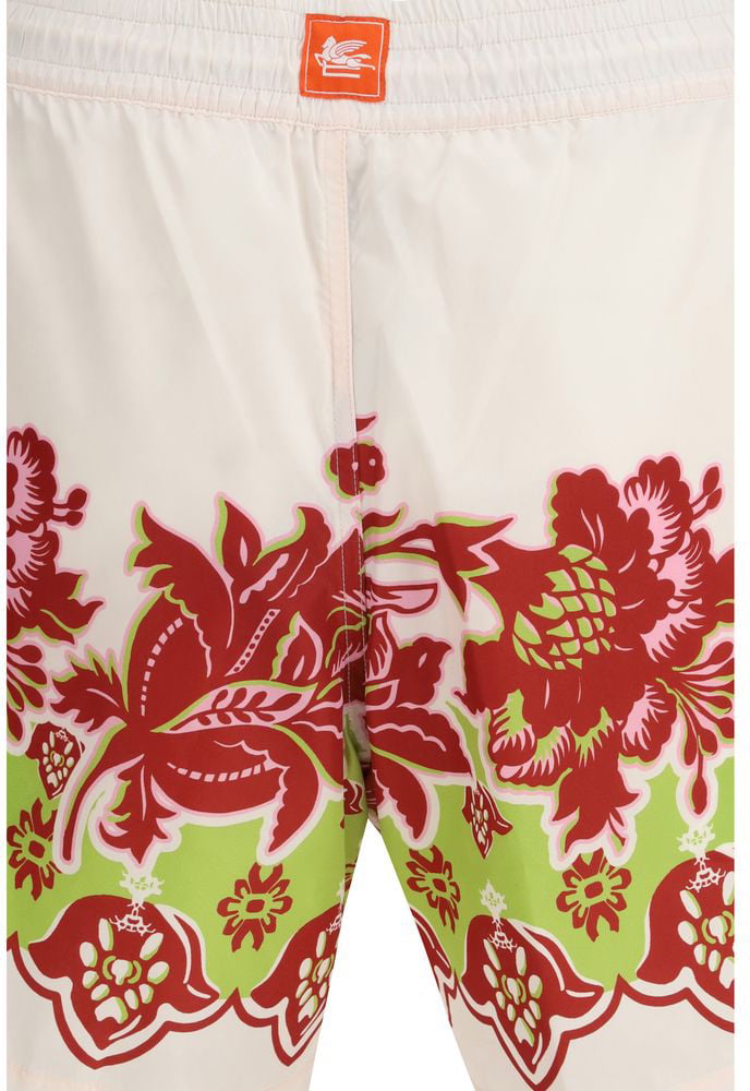 Etro Multicolor Polyester Shorts Divers