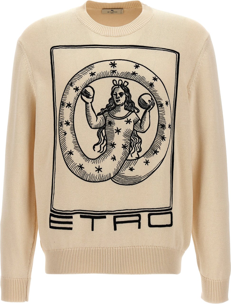 Etro Beige Cotton Cardigan Beige