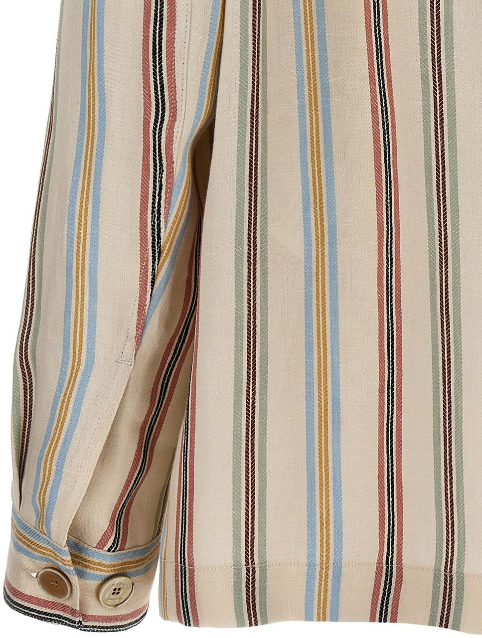 Etro Multicolor Linen Blouse Divers