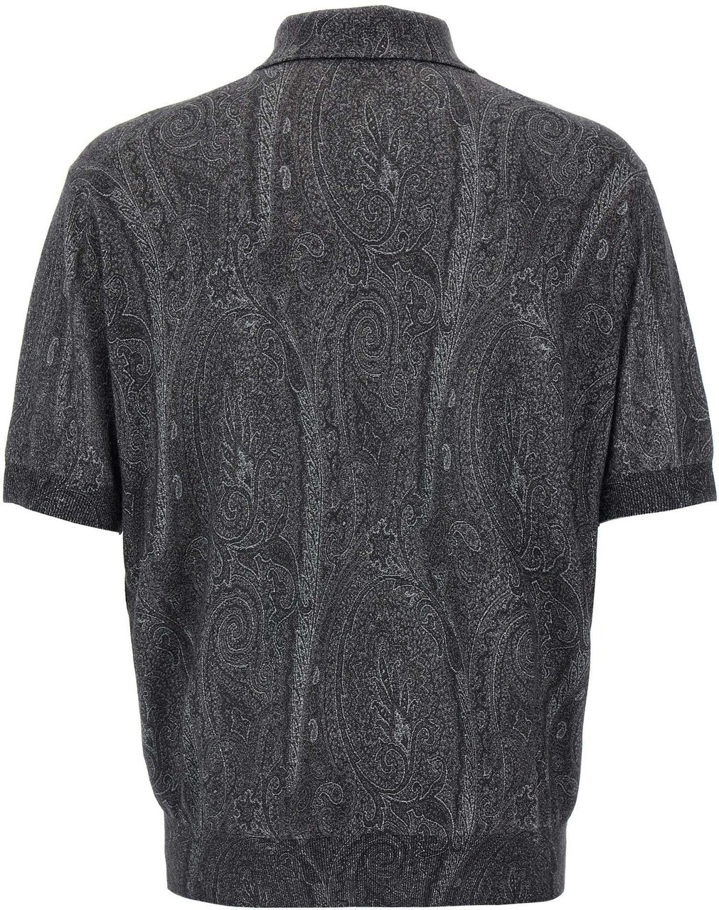 Etro Multicolor Silk Polo Shirt Divers