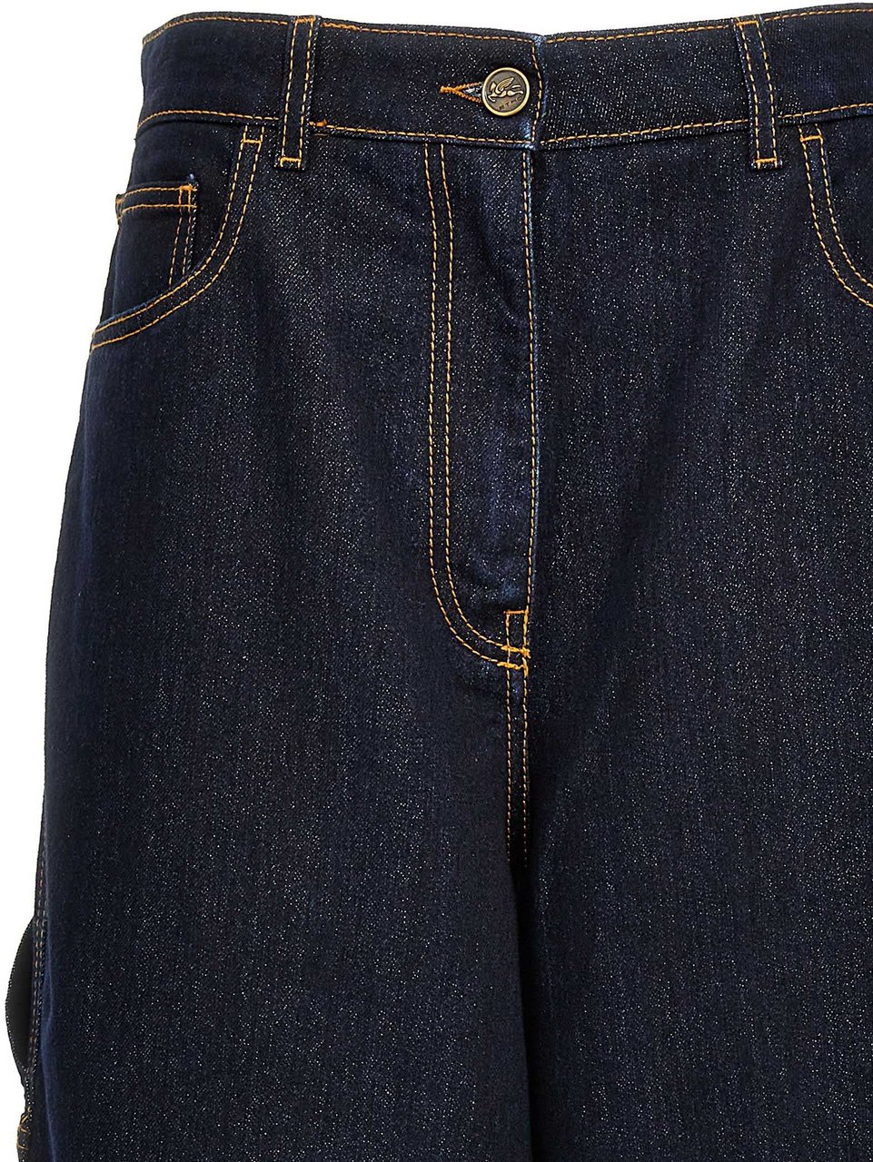 Etro Blue Cotton Jeans Denim Blauw