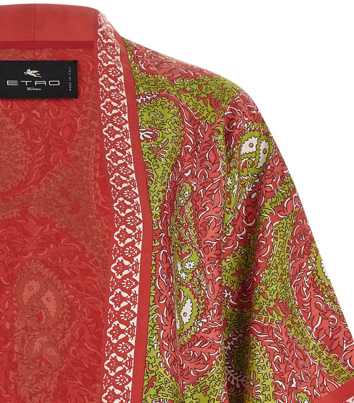 Etro Multicolor Silk Cardigan Divers