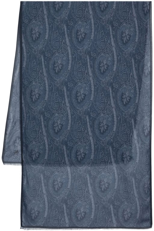 Etro Etro Sciarpe Blu Blauw