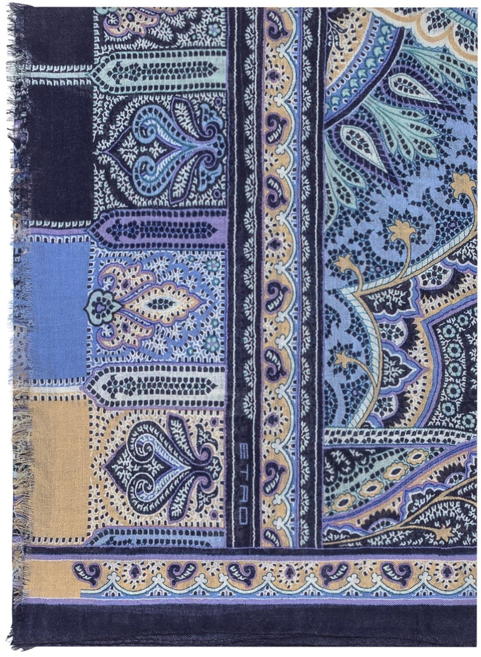 Etro Sciarpa Etro Blauw