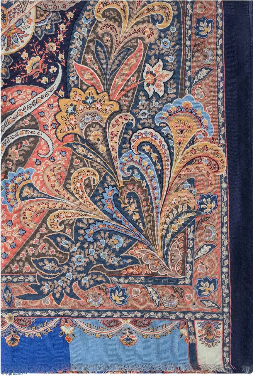 Etro Sciarpa Orfeo con Stampa Paisley Divers