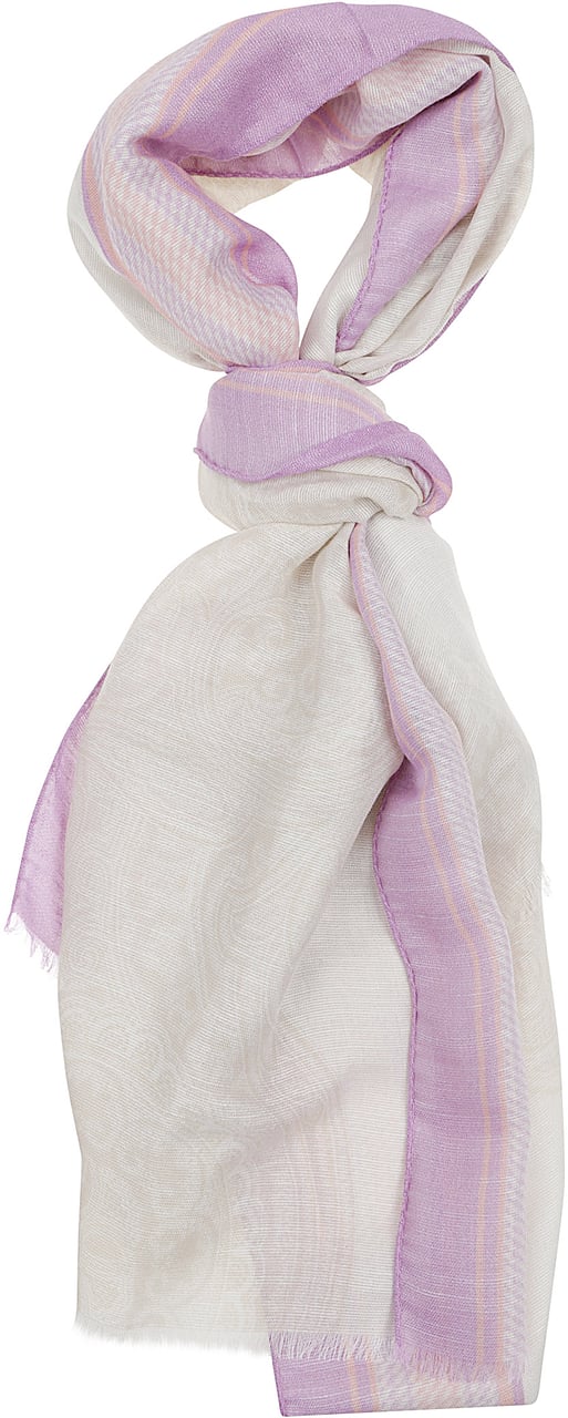 Etro Fringes Scarf Brown Bruin
