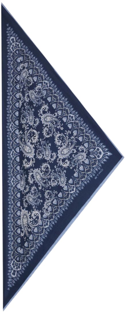 Etro Scarfs Blue Blauw