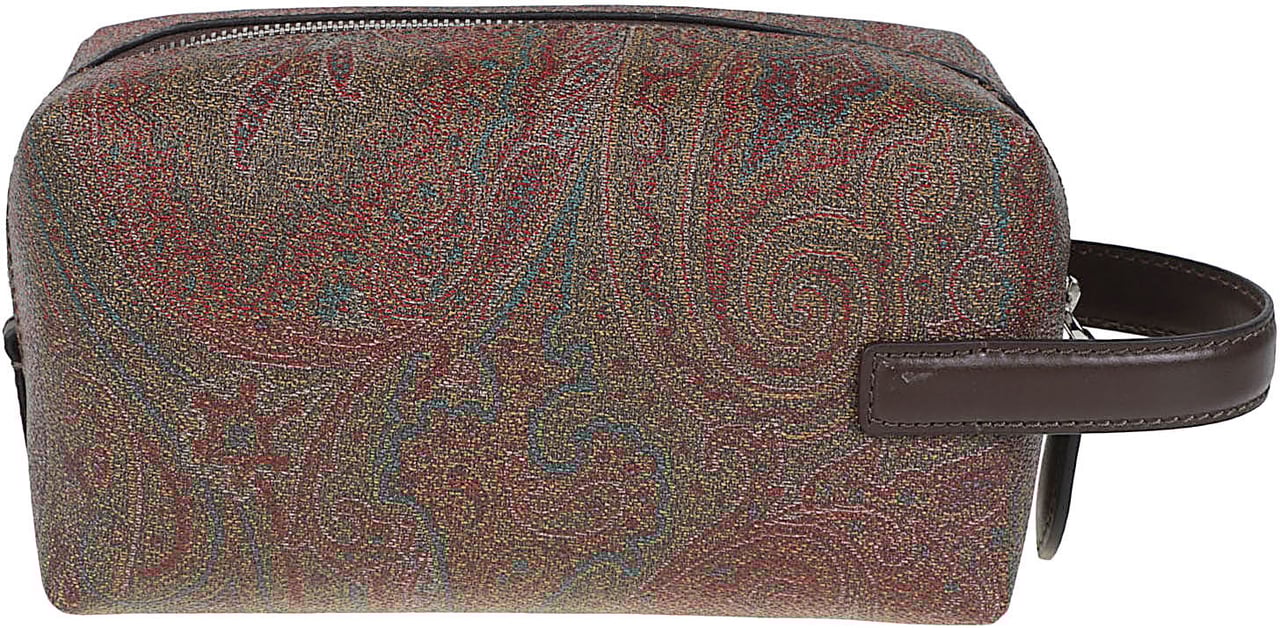 Etro Small Arnica Pochette Brown Bruin