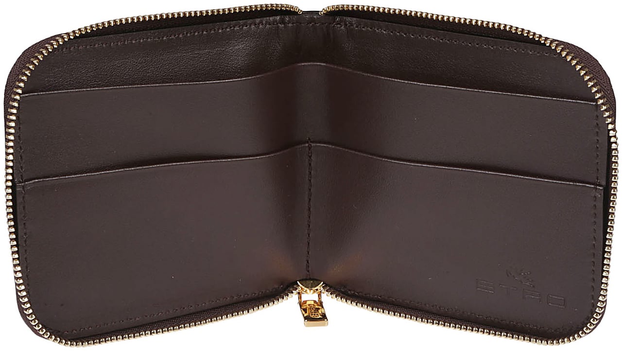 Etro Arnica Wallet Brown Bruin