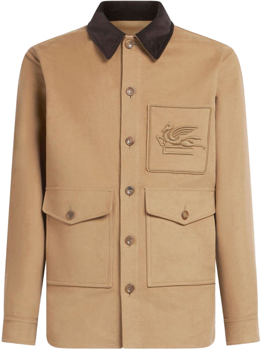 Etro Etro Coats Beige Beige